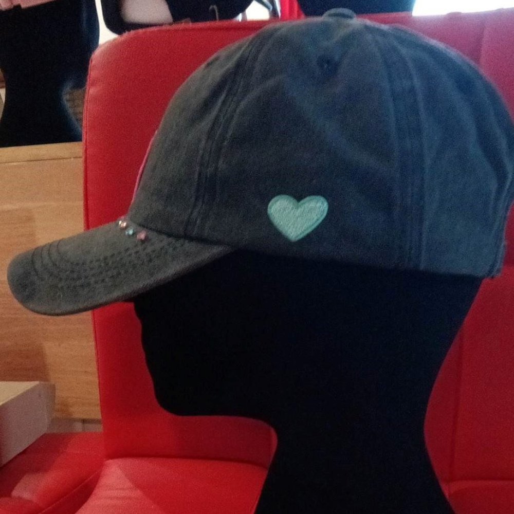 Dani'z Hatz.  Pure cotton, and washed cotton Pink baseball hat with buckle.